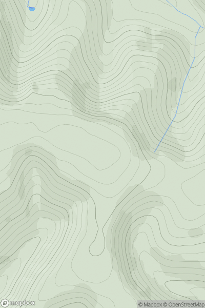 Thumbnail image for Green Hill [The Glenkens to Annandale] showing contour plot for surrounding peak